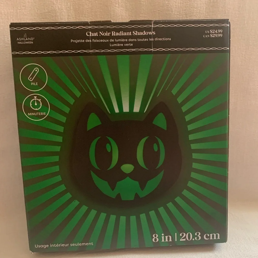 NIB Ashland Halloween Radiant Shadows Black Cat